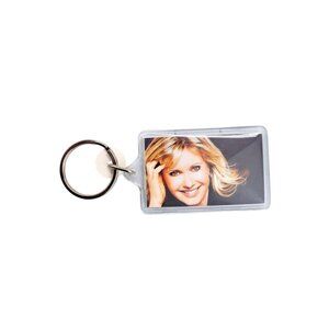 Vintage Olivia Newton-John Photo Keychain Double Sided New Acrylic Collectible